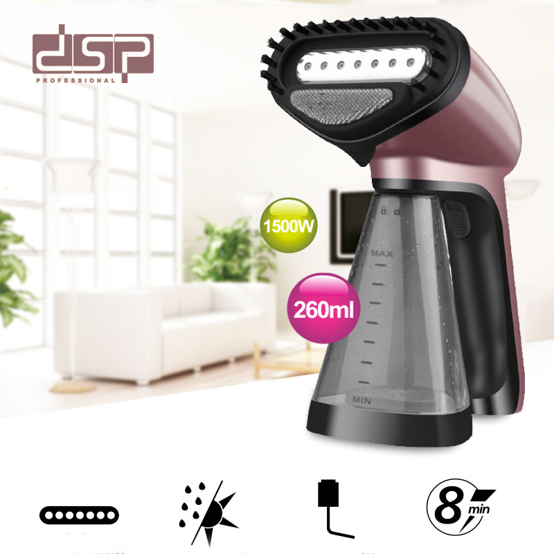 Ручной отпариватель для одежды DSP Professional – Мощный портативный паровой утюг 1500 Вт